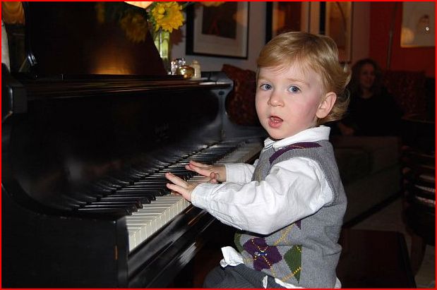 Gavn Playing Piano